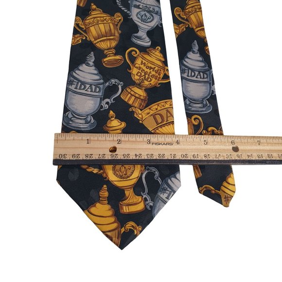Addiction Mens Novelty Greatest Dad Necktie Accessory Office Work Dad Gift - Picture 4 of 6